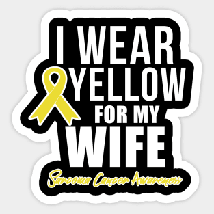 Sarcoma Cancer Shirt for Wife Sarcoma Awareness Products Sticker